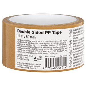 tesa Lepicí páska oboustranná polypropylenová, 10 m x 50 mm