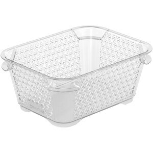 Keeeper Stohovatelný košík Mirko DIN A7 16 cm x 12 cm x 7 cm průhledný