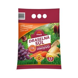 Forestina Draselná sůl, minerální hnojivo 2,5 kg