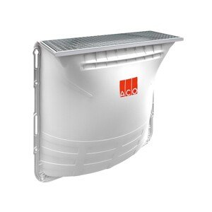 ACO Sklepní světlík Therm, tahokov, 1000 x 1000 x 400 mm