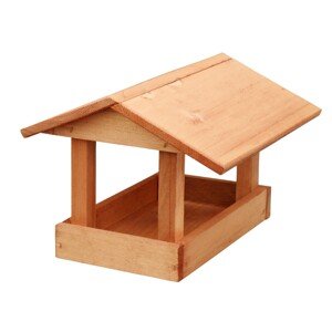 Krmítko pro ptáky malé, hnědé, 24 x 30 x 20 cm