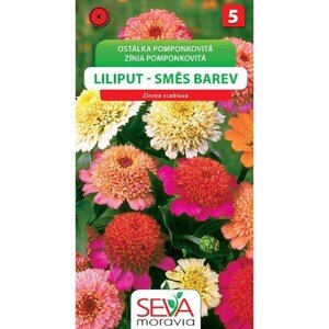 Semínka Ostálka Pompónkovitá - Lilliput - směs (Zinnia elegans)