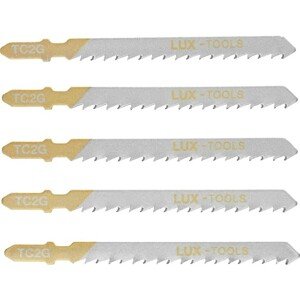LUX Listy přímočaré pily na dřevo upínání T 75 mm hrubé