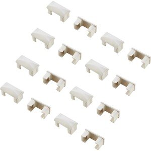 Krytky na nožičky pro sestavu Noralee 50 x 28 mm, 16 ks