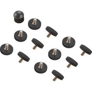 Krytky na nožičky pro sestavu Calora, pr. 28 mm, 13 ks