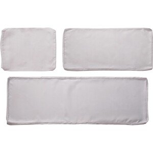 Náhradní Sada povlaků na polstry pro rohovou jídelní sestavu Dowerin šedá 8dílná