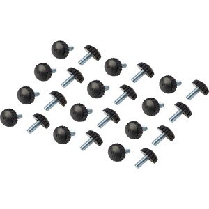 Krytky na nožičky pro sestavu Piegan, pr. 20 mm, 24 ks