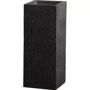 Květináč Calais, antracitová, 32 x 32 x 70 cm