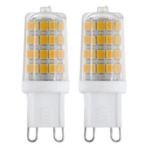 EGLO LED žárovka G9, 320 lm, 4000 K, 2x3W, průhledný plast