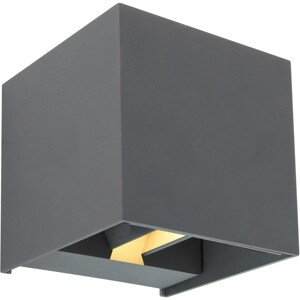 GLOBO LED venkovní svítidlo VERONIKA šedá 3W, 290lm, 3000 K, 100 x 100 x 100 mm