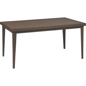 Stůl Davenport hnědý 75 x 160 x 90 cm *