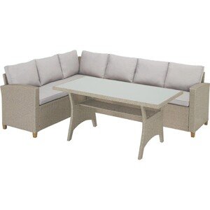 Sestava zahradního nábytku s jídelním stolem Gorbea, 3-dílná *