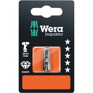 Wera Křížový bit Impaktor 855/1 IMP DC SB s diamantovým povlakem, PZ2 x 25 mm