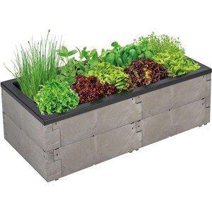 JUWEL Vyvýšený záhon/truhlík Timber na balkon a terasu 130 x 60 x 40 cm