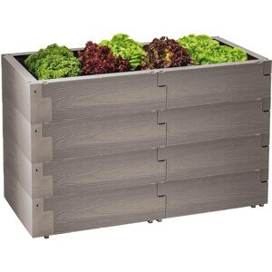 JUWEL Vyvýšený záhon Timber 4patrový 130 x 60 x 80 cm