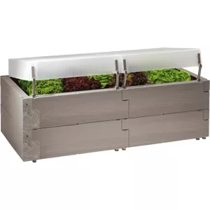 JUWEL Vyvýšený záhon Timber pěstovací sada 2v1 130 x 60 x 52 cm