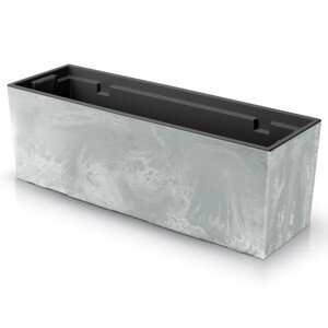 Prosperplast Truhlík Urbi Case Beton Effect světle šedý 580 x 180 x 195 mm