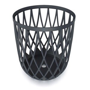 Prosperplast Plastový univerzální koš Uniqubo antracit, pr. 39 cm, objem 35 l
