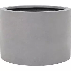 VLC Květináč z materiálu fiberstone Tartas greige-světle šedá pr. 33 x 23 cm