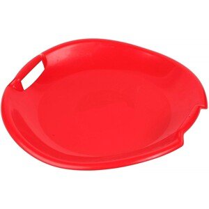 Plastkon Sáňkovací talíř Tornado, červený, 54 x 54 x 8 cm