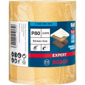 Bosch Professional Brusný papír Expert C470 pro ruční broušení 93 mm x 5 m, G80