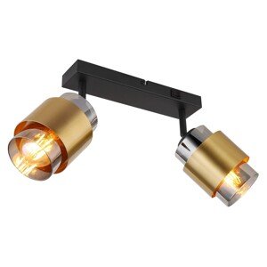 GLOBO 2bodové svítidlo MILLEY černá E27 40 W 260 x 100 x 125 mm