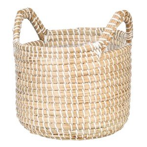 Scheurich Obal na květináč z mořské trávy 514, bílá, pr. 36 x 34 cm