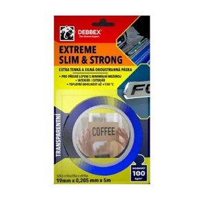 Den Braven Oboustranná páska EXTREME SLIM&STRONG 19 mm x 5 mm x 5 m