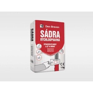 Den Braven Rychloopravná sádra, 1 kg