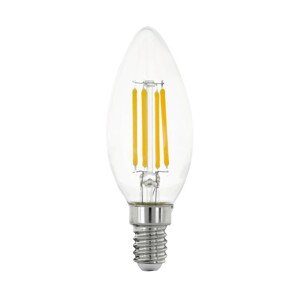 Eglo LED žárovka E14 C35 7W 806lm 2700K, čirá