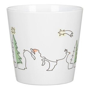 Scheurich Obal na květináč 778 Santas Ride, pr. 16 x 15 cm