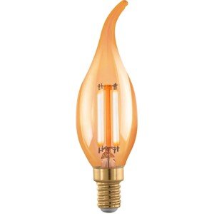 Eglo LED žárovka E14 CF35, 4 W, 300 lm, 1700 K, jantarová