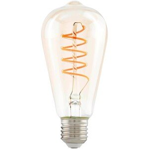 EGLO LED žárovka E27 ST64, 4 W, 270 lm, 2200 K, jantarová