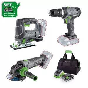 LUX-TOOLS 1 PowerSystem Sada aku nástrojů 3v1 A-BS-20/ A-ST-20/ A-WS-20/115 A
