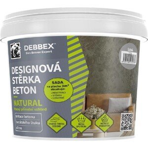 Den Braven Designová stěrka BETON NATURAL, slonová kost, 5 kg