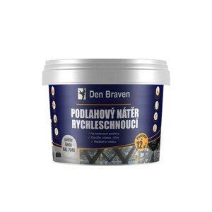 Den Braven Podlahový nátěr rychleschnoucí, světe šedý, 4 kg