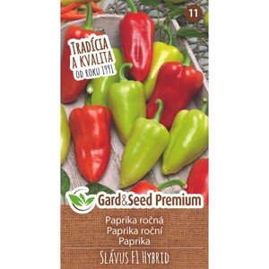 GardenSeed Premium Semínka Paprika roční Slávus F1
