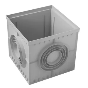 Dakota Revizní šachta, šedá, 20 x 20 cm