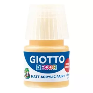 GIOTTO Akrylová barva Decor Acrylic MATT zlatožlutá, 25 ml