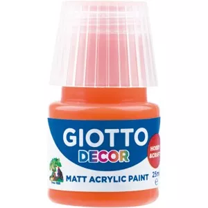GIOTTO Akrylová barva Decor Acrylic MATT oranžová, 25 ml