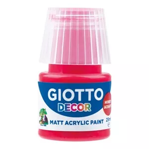 GIOTTO Akrylová barva Decor Acrylic MATT rumělka, 25 ml