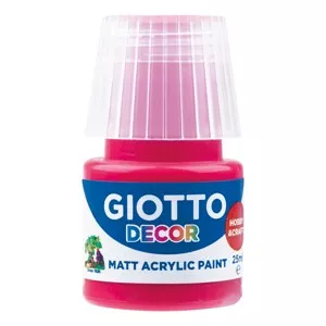 GIOTTO Akrylová barva Decor Acrylic MATT karmínová, 25 ml
