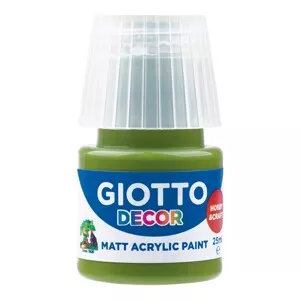 GIOTTO Akrylová barva Decor Acrylic MATT olivová zelená, 25 ml
