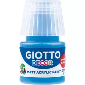 GIOTTO Akrylová barva Decor Acrylic MATT modrá, 25 ml
