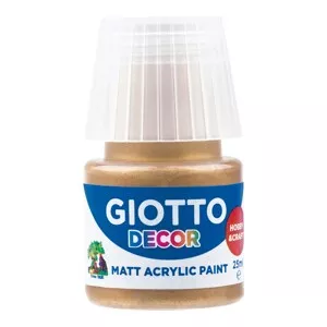 GIOTTO Akrylová barva Decor Acrylic MATT zlatá, 25 ml