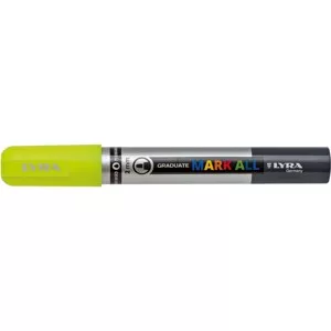 LYRA Akrylový popisovač Graduate MARK ALL neon žlutý, M - 2 mm