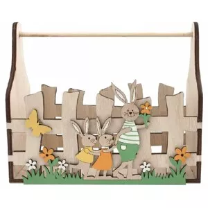 Anděl Přerov Ohrádka - zaječí rodina 18 x 15 x 7,5 cm