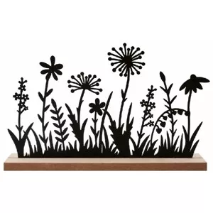 Anděl Přerov Louka z kovu 22 x 13,5 x 4 cm na postavení