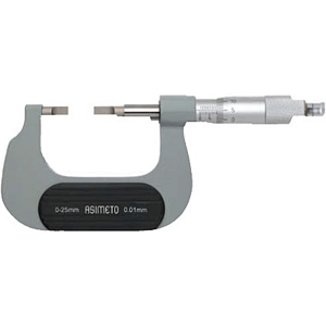 Mikrometr na měření drážek 0 - 25 mm ASIMETO 112-01-0