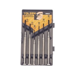 TOLSEN Sada hodinářských šroubováků 6 ks 20031